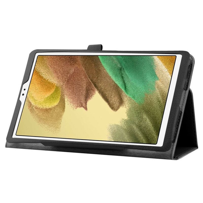 Pouzdra Na Samsung Galaxy Tab A7 Lite 2 Klopy Z Umělé Kůže Litchi
