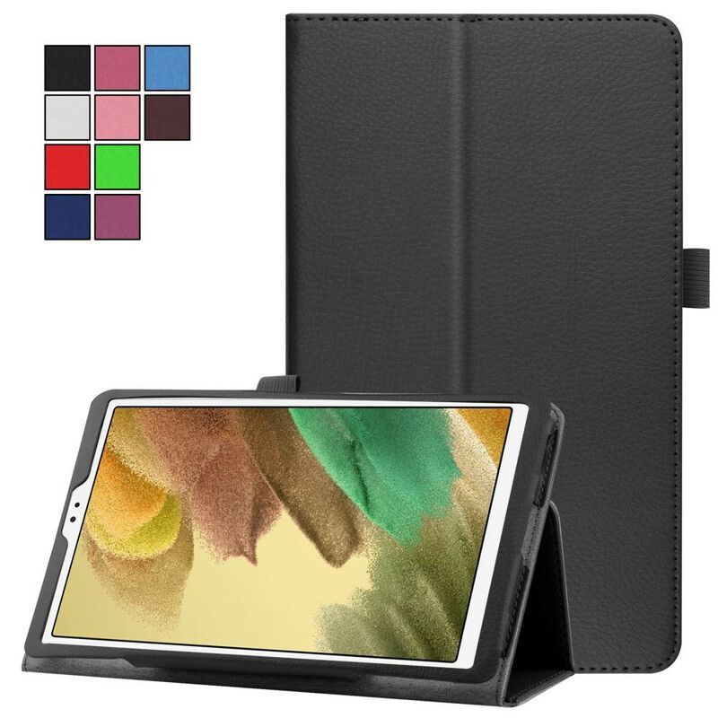 Pouzdra Na Samsung Galaxy Tab A7 Lite 2 Klopy Z Umělé Kůže Litchi