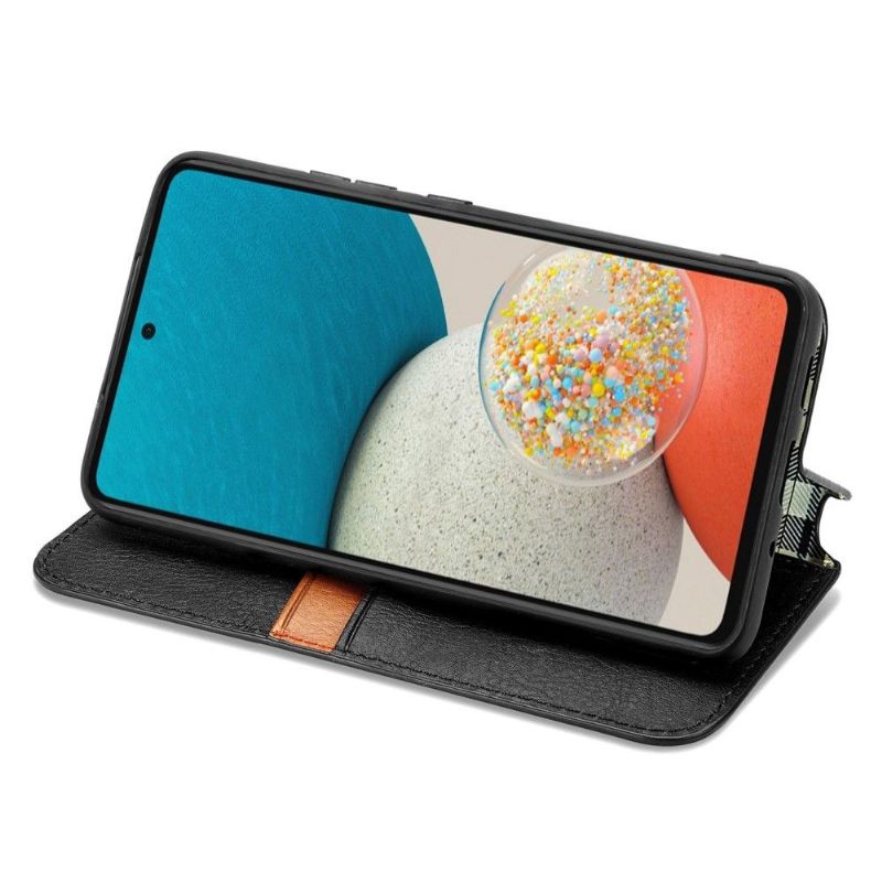 Flipové Pouzdro Na Samsung Galaxy A53 5G Držák Karty Kub Design