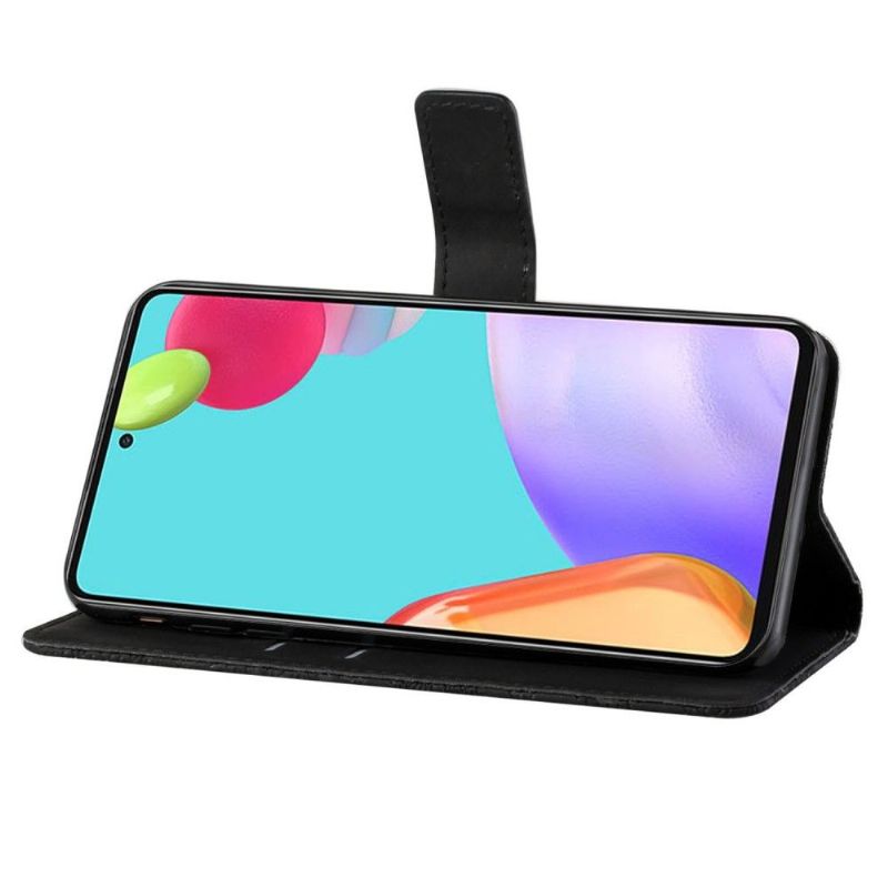 Kožené Pouzdro Na Samsung Galaxy A53 5G Mandalový Kaleidoskop