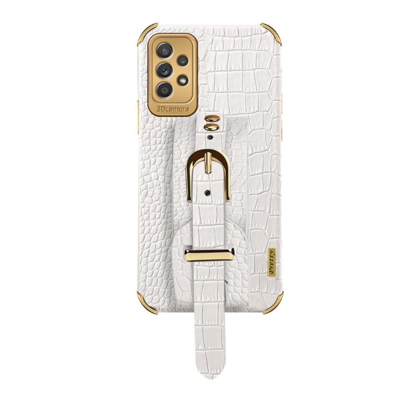 Kryt Na Samsung Galaxy A53 5G Croc Efekt S Páskem