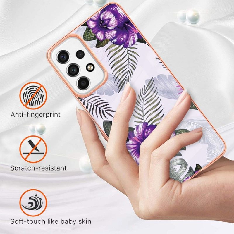Kryt Na Samsung Galaxy A53 5G Exotické Květiny
