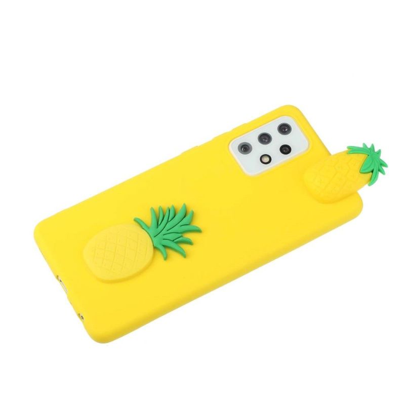 Kryt Na Samsung Galaxy A53 5G Silikonový Ananas 3d