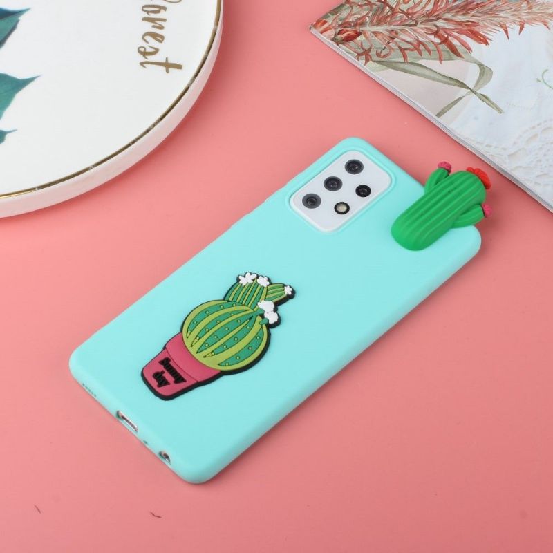 Kryt Na Samsung Galaxy A53 5G Silikonový Kaktus 3d