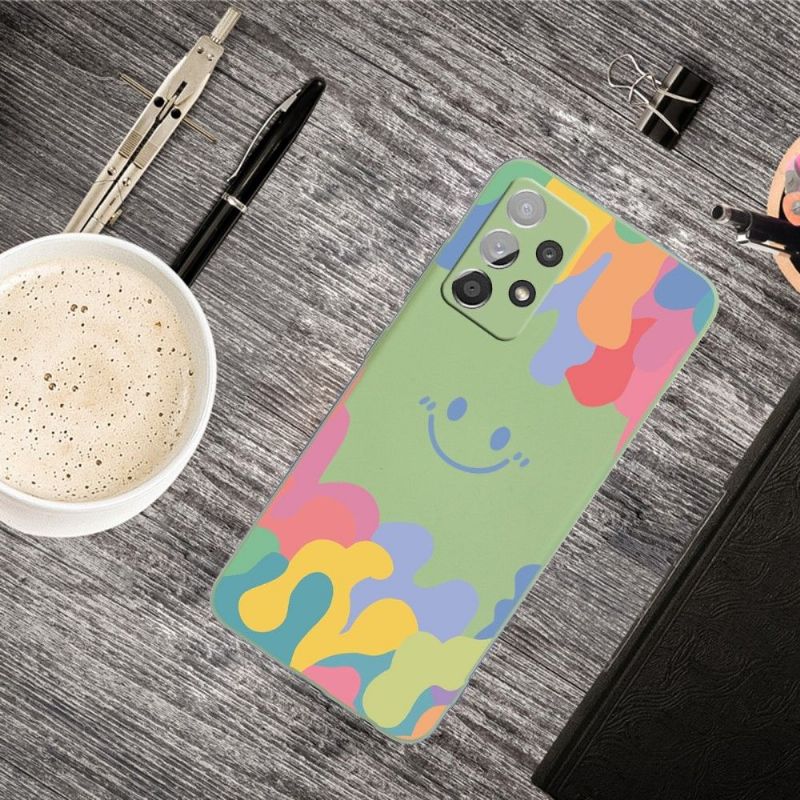 Kryt Na Samsung Galaxy A53 5G Usmívající Se Silikonový Šplouch