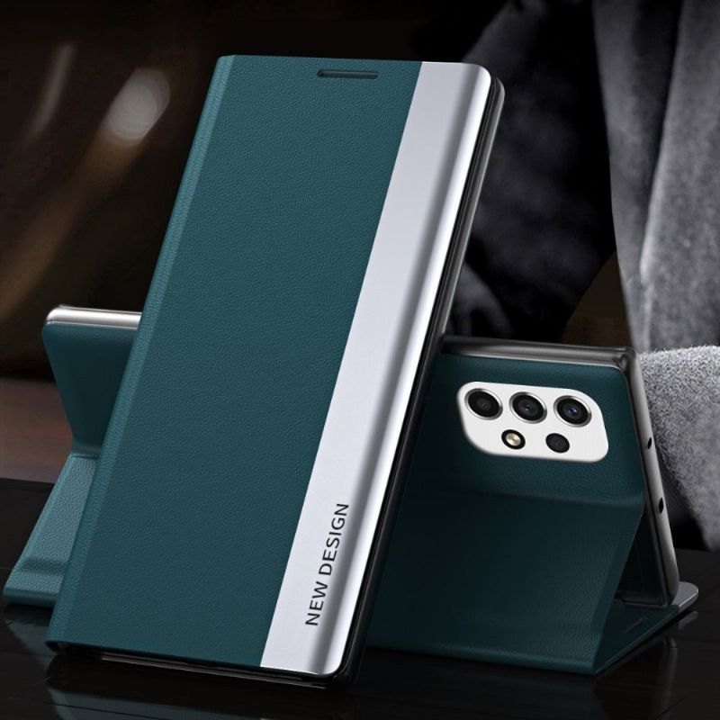 Pouzdra Na Samsung Galaxy A53 5G Obchodní Magnet S Koženým Efektem