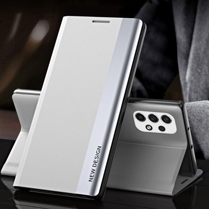 Pouzdra Na Samsung Galaxy A53 5G Obchodní Magnet S Koženým Efektem