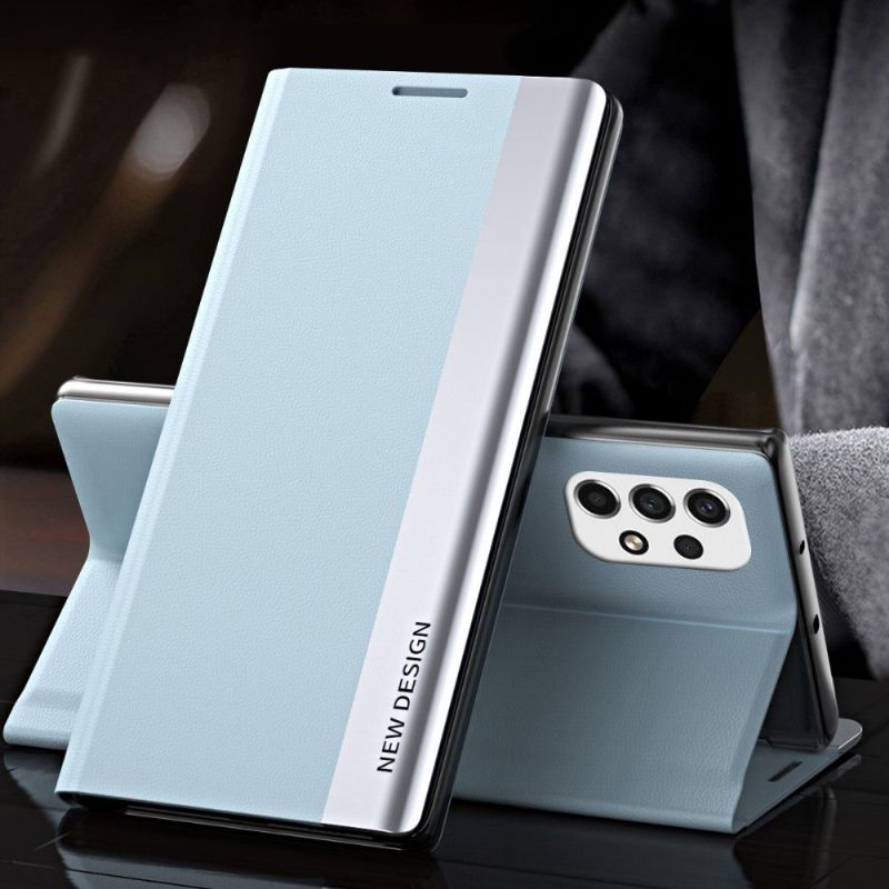 Pouzdra Na Samsung Galaxy A53 5G Obchodní Magnet S Koženým Efektem