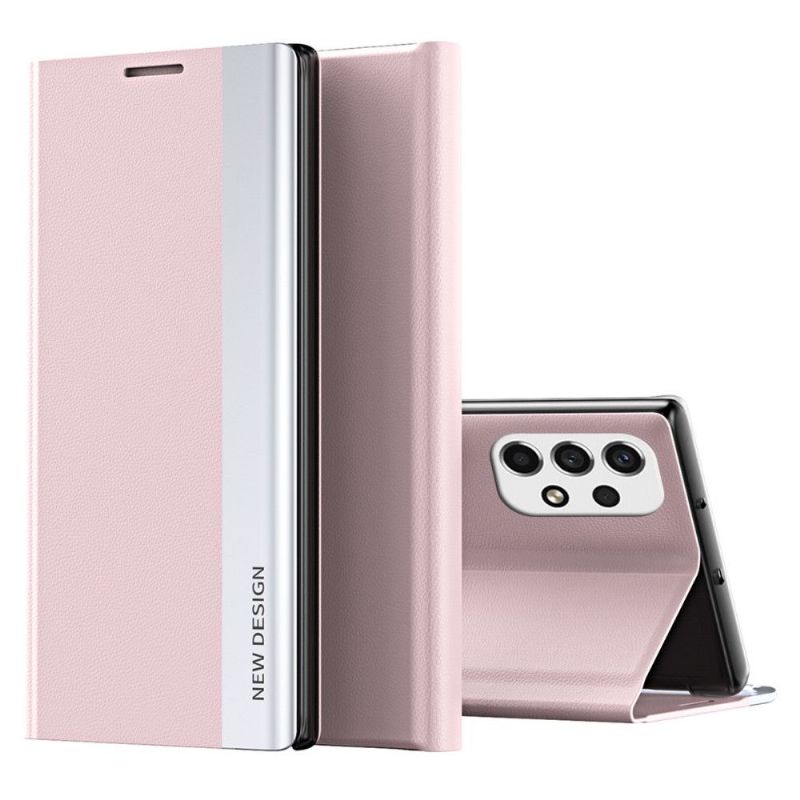 Pouzdra Na Samsung Galaxy A53 5G Obchodní Magnet S Koženým Efektem