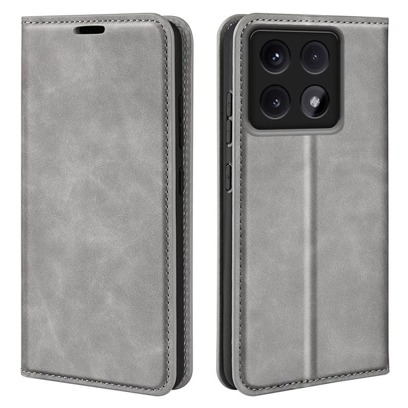 Kožené Pouzdro Folio Xiaomi 14t Pro Klasika