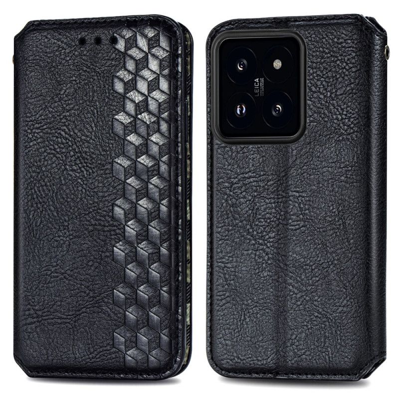 Kožené Pouzdro Xiaomi 14t Pro Kryty Na Mobil Vlys S Semišovým Efektem