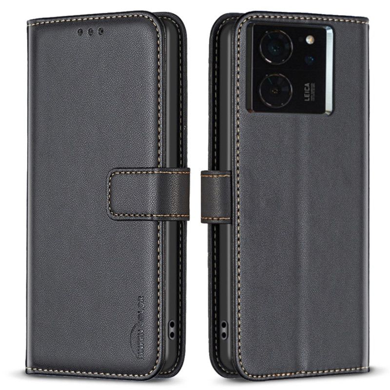 Kožený Kryt Na Xiaomi 14t Pro Barva Binfen