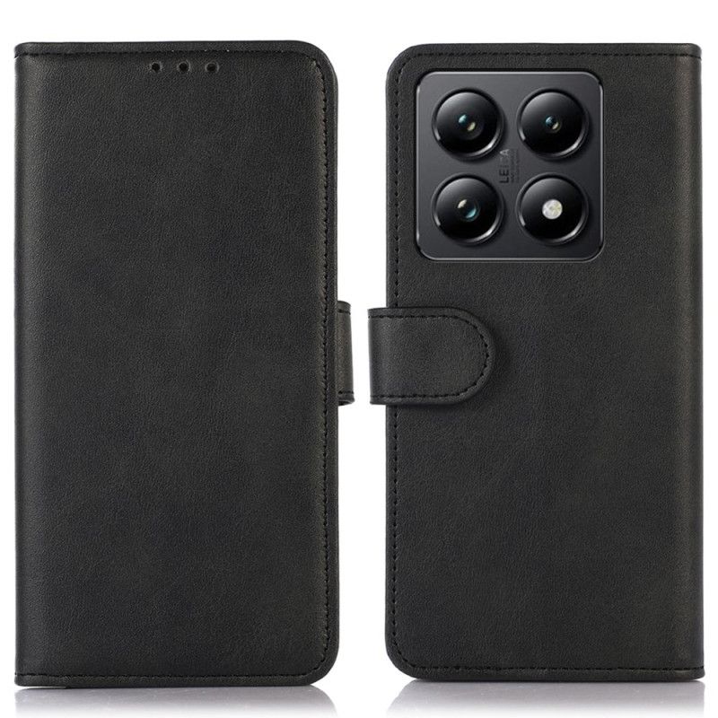 Kožený Kryt Na Xiaomi 14t Pro Kožený Design