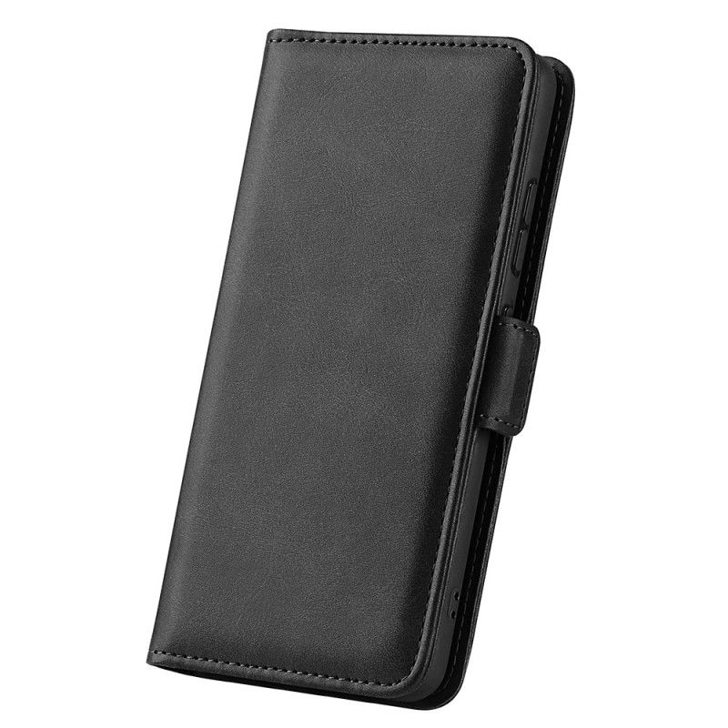 Kožený Kryt Na Xiaomi 14t Pro Dvojité Zapínání