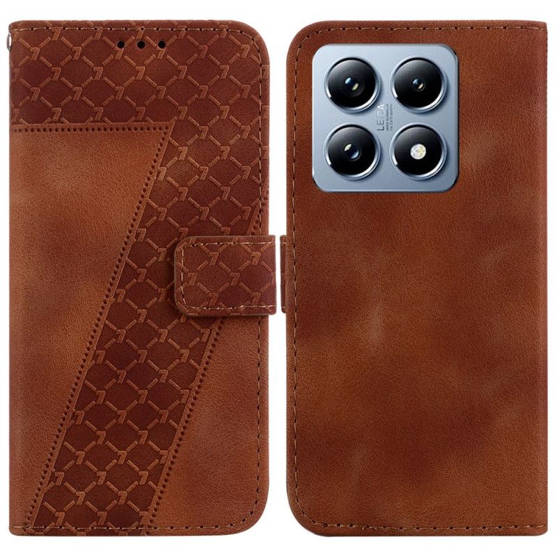 Kožený Kryt Na Xiaomi 14t Pro Návrh 7