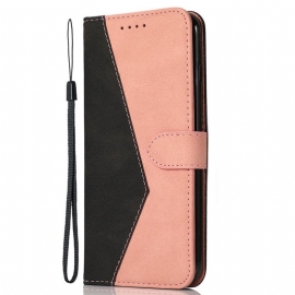 Kožený Kryt Xiaomi 14t Pro Dvoubarevné