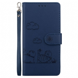 Kožený Kryt Xiaomi 14t Pro Grafické Blokování Rfid