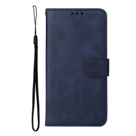 Kožený Kryt Xiaomi 14t Pro Obyčejná Umělá Kůže