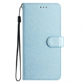 Kožený Kryt Xiaomi 14t Pro Pásková Hedvábná Textura