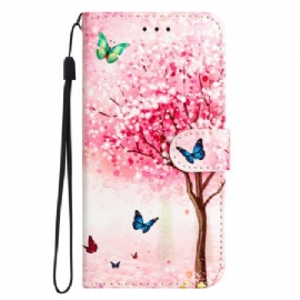 Kožený Kryt Xiaomi 14t Pro Třešňový Květ