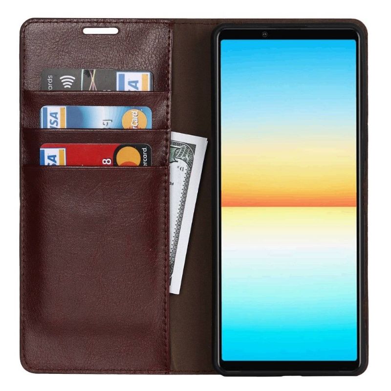 Flipové Pouzdro Na Sony Xperia 1 IV Funkce Podpory Koženého Držáku Karty