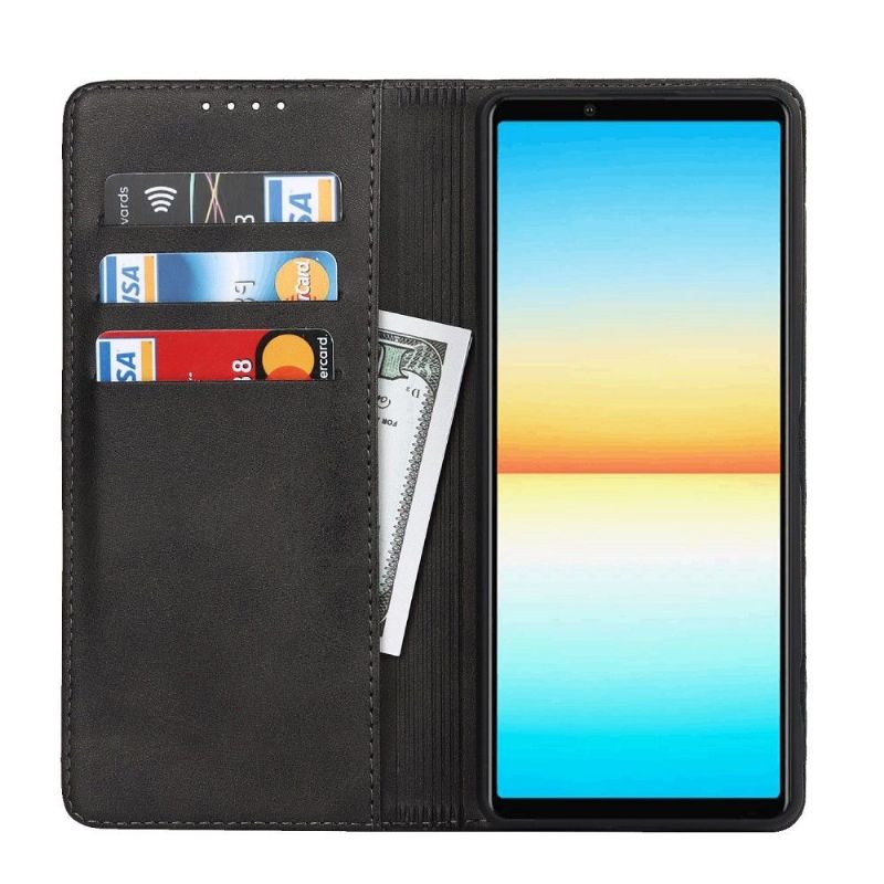 Flipové Pouzdro Na Sony Xperia 1 IV Kožené Pouzdro Chlopeň Držáku Karty Z Umělé Kůže