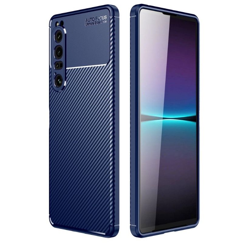 Kryt Na Sony Xperia 1 IV Styl Uhlíkových Vláken