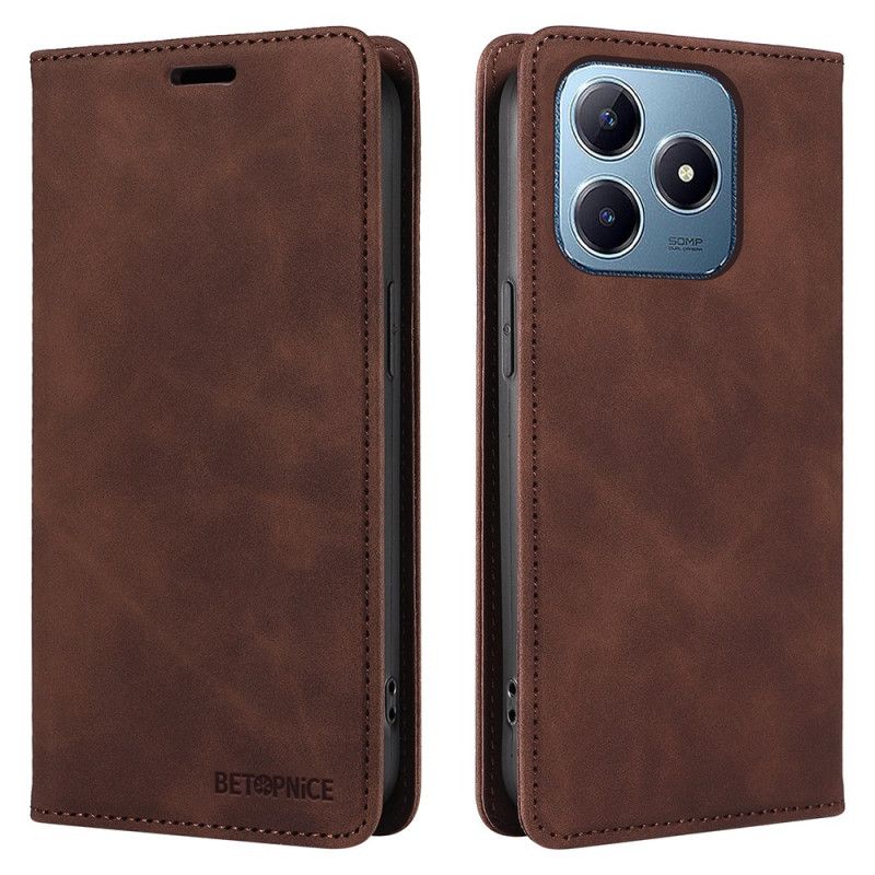 Kožené Pouzdro Folio Realme C61 Betopnice Rfid Blokování