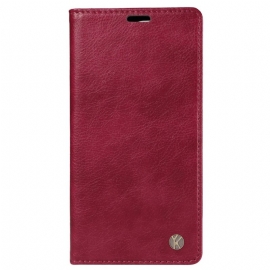 Kožené Pouzdro Folio Realme C61 Vintage Yikatu