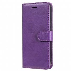 Kožený Kryt Realme C61 Jednoduchá Umělá Kůže