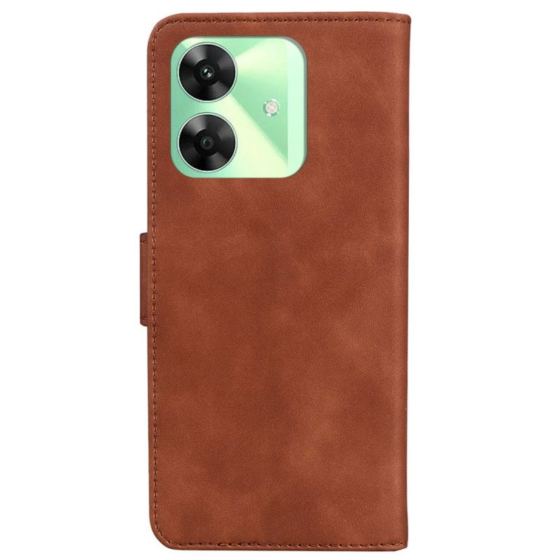 Kožený Kryt Realme C61 Semišový Efekt