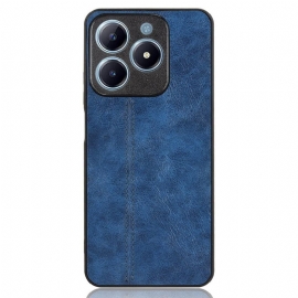 Kryt Na Realme C61 Prošívaný Kožený Efekt