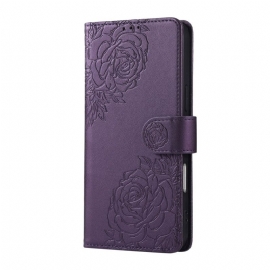 Peněženková Pouzdra Realme C61 Kryty Na Mobil Květinová Krajka