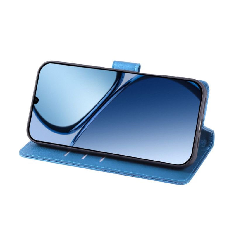 Peněženková Pouzdra Realme C61 Kryty Na Mobil Květinová Krajka