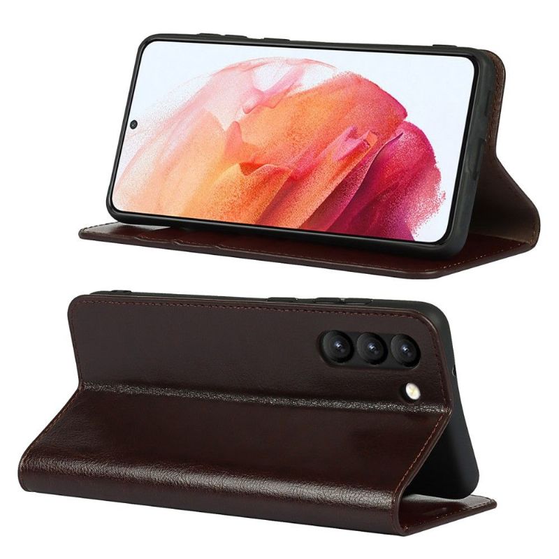 Flipové Pouzdro Na Samsung Galaxy S21 FE Funkce Podpory Koženého Držáku Karty