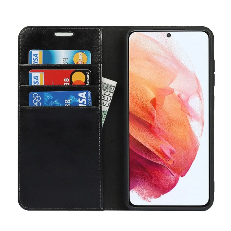 Flipové Pouzdro Na Samsung Galaxy S21 FE Funkce Podpory Koženého Držáku Karty