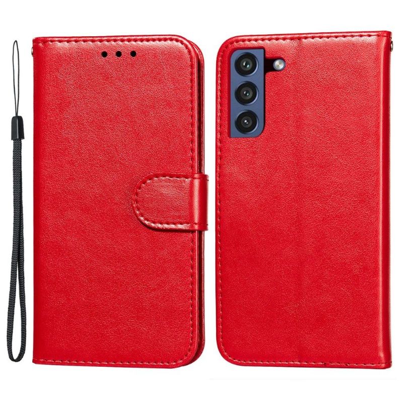 Flipové Pouzdro Na Samsung Galaxy S21 FE Kožené Pouzdro Držák Klopové Karty