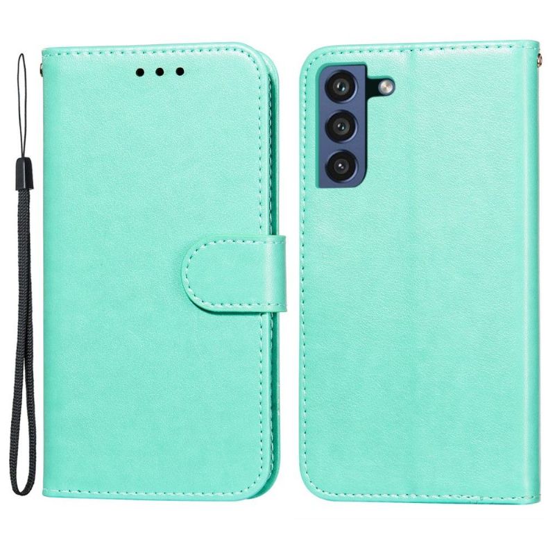 Flipové Pouzdro Na Samsung Galaxy S21 FE Kožené Pouzdro Držák Klopové Karty