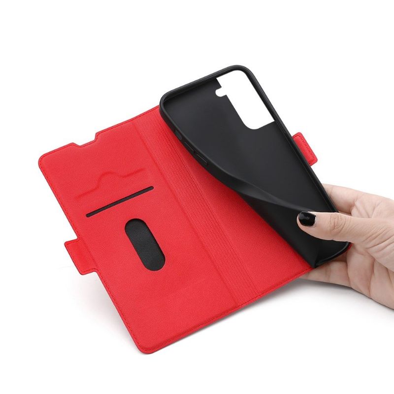 Flipové Pouzdro Na Samsung Galaxy S21 FE Minimalistický Obchod S Umělou Kůží