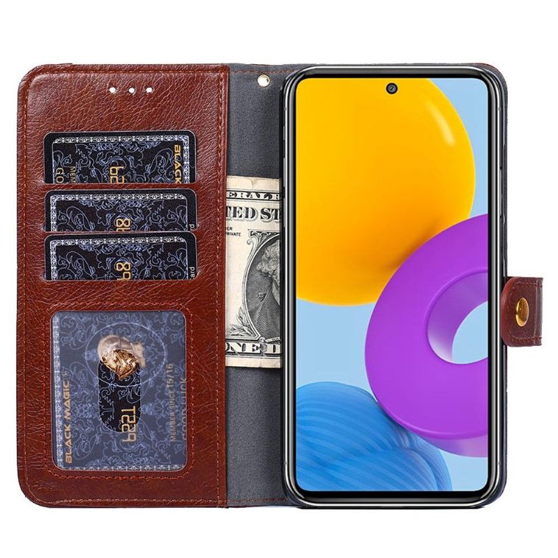 Flipové Pouzdro Na Samsung Galaxy S21 FE Peněženka Na Mince Z Umělé Kůže