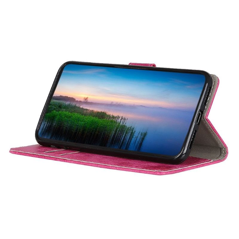 Flipové Pouzdro Na Samsung Galaxy S21 FE Vintage Umělá Kůže Cyrius