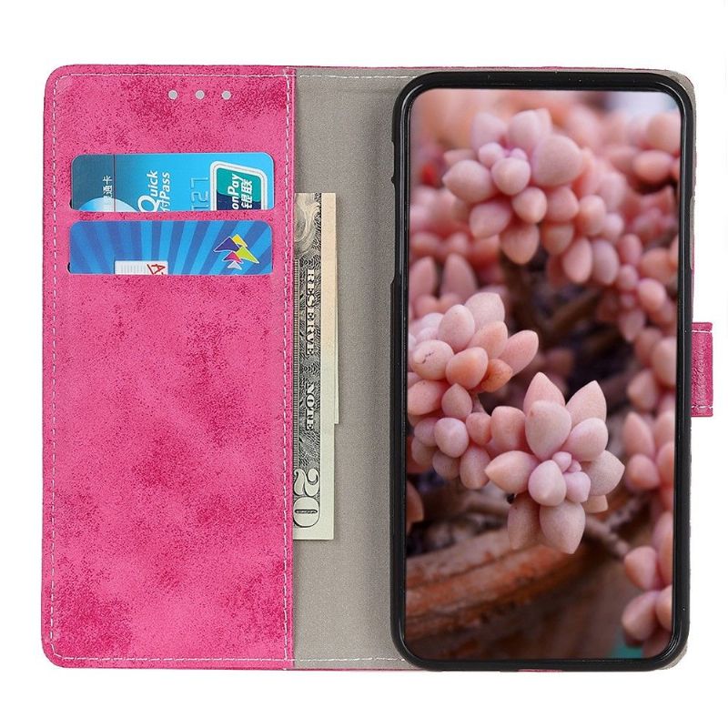 Flipové Pouzdro Na Samsung Galaxy S21 FE Vintage Umělá Kůže Cyrius