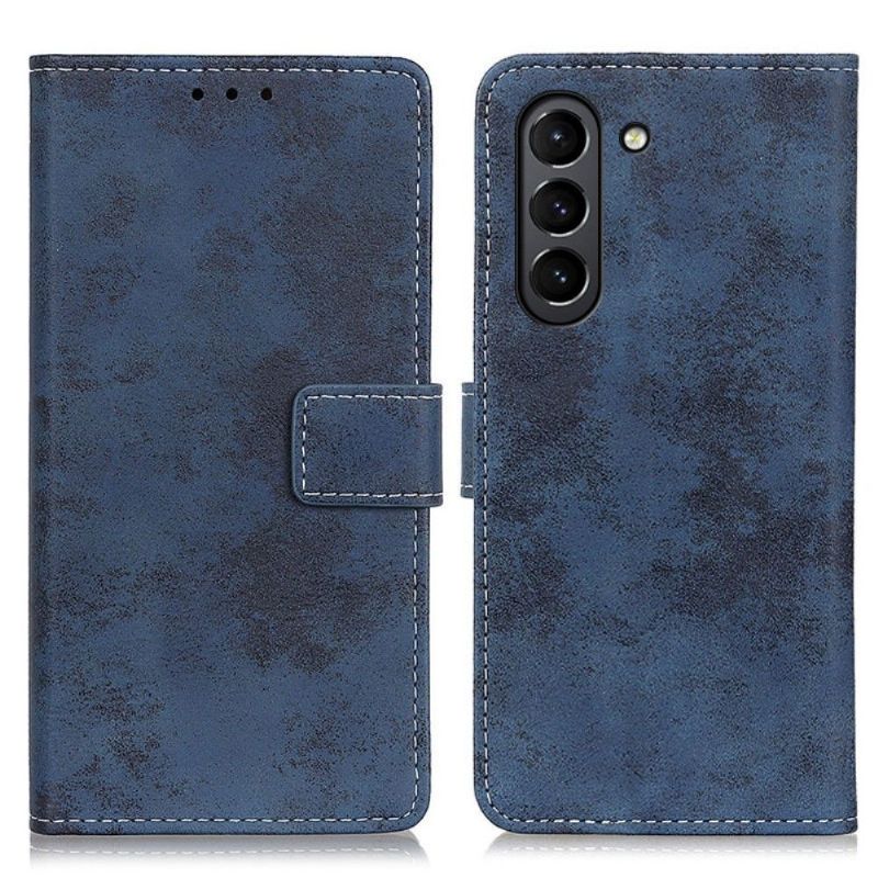 Flipové Pouzdro Na Samsung Galaxy S21 FE Vintage Umělá Kůže Cyrius