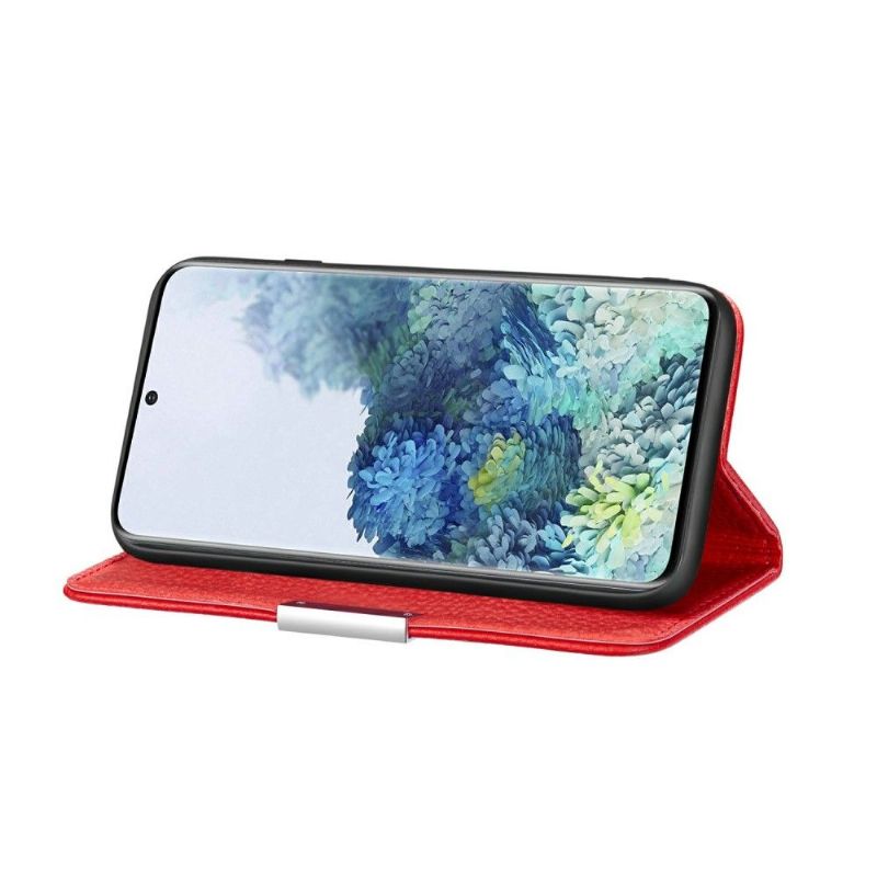 Kožené Pouzdro Na Samsung Galaxy S21 FE Flipové Pouzdro Flip Z Umělé Kůže