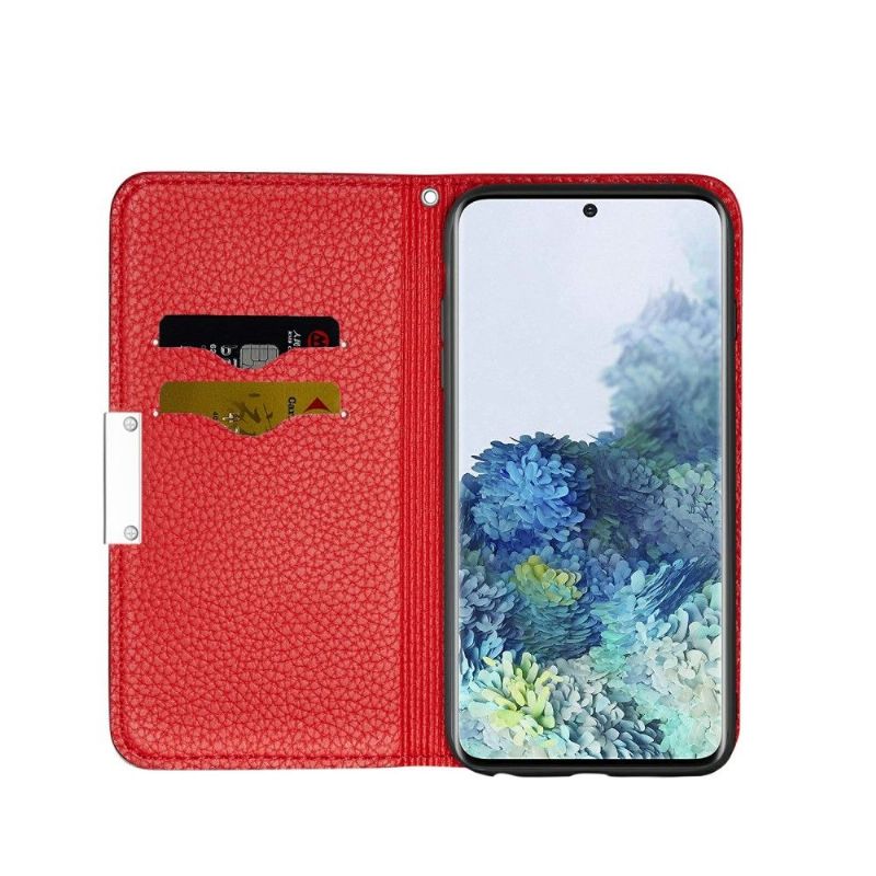 Kožené Pouzdro Na Samsung Galaxy S21 FE Flipové Pouzdro Flip Z Umělé Kůže