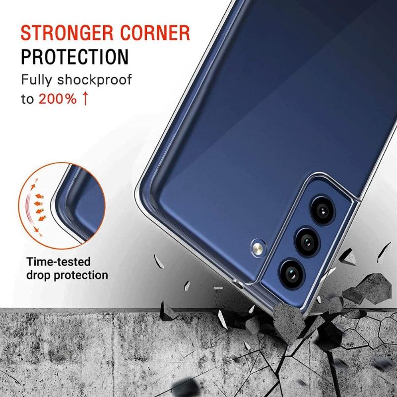 Kryt Na Samsung Galaxy S21 FE Ochranný + Ochranné Tvrzené Sklo