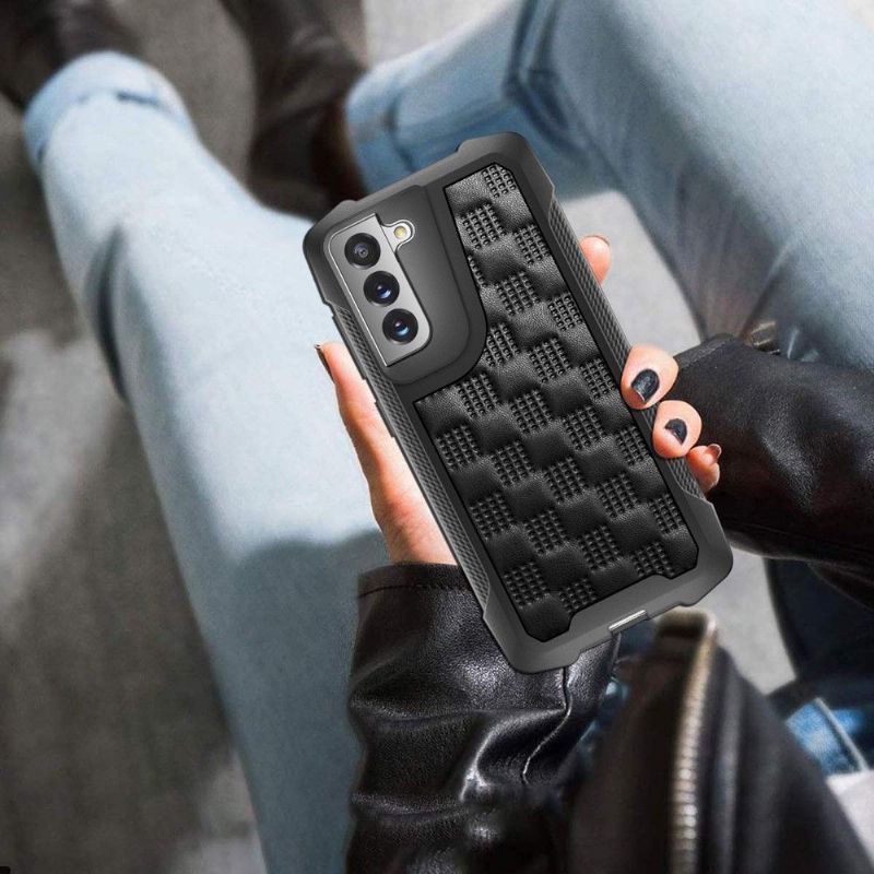 Kryt Na Samsung Galaxy S21 FE Prošívaná Řada Phantom
