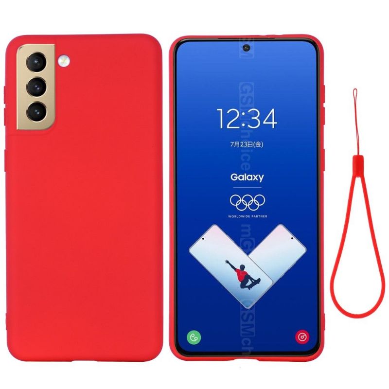Kryt Na Samsung Galaxy S21 FE Puro Tekutý Silikon