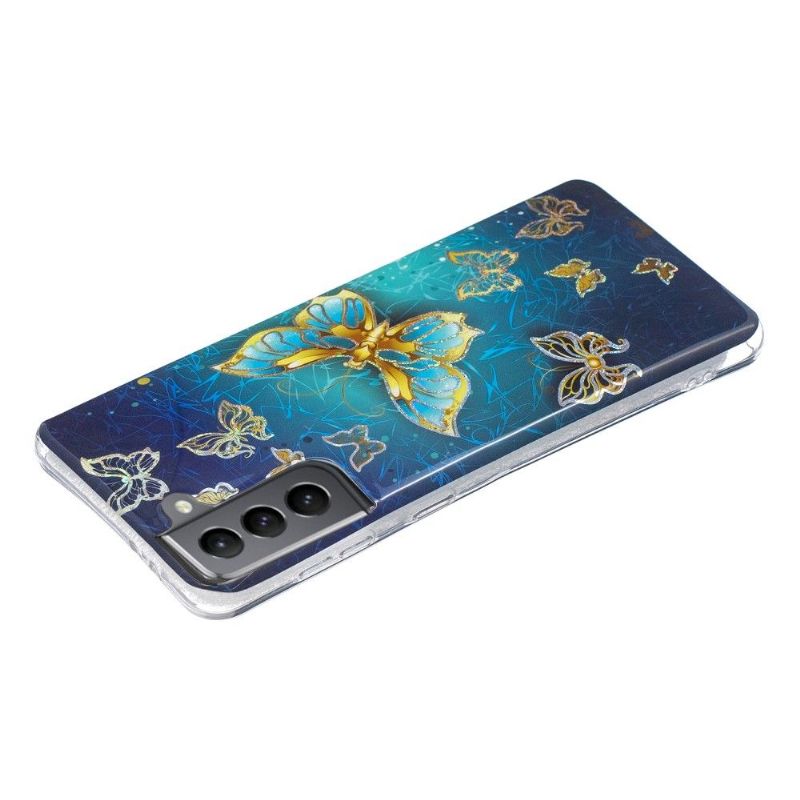 Kryt Na Samsung Galaxy S21 FE Silikonoví Motýli