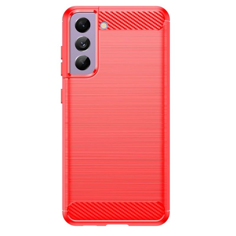 Kryt Na Samsung Galaxy S21 FE Silikonový Kartáčovaný Efekt